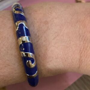 Blue and silver bracelet*